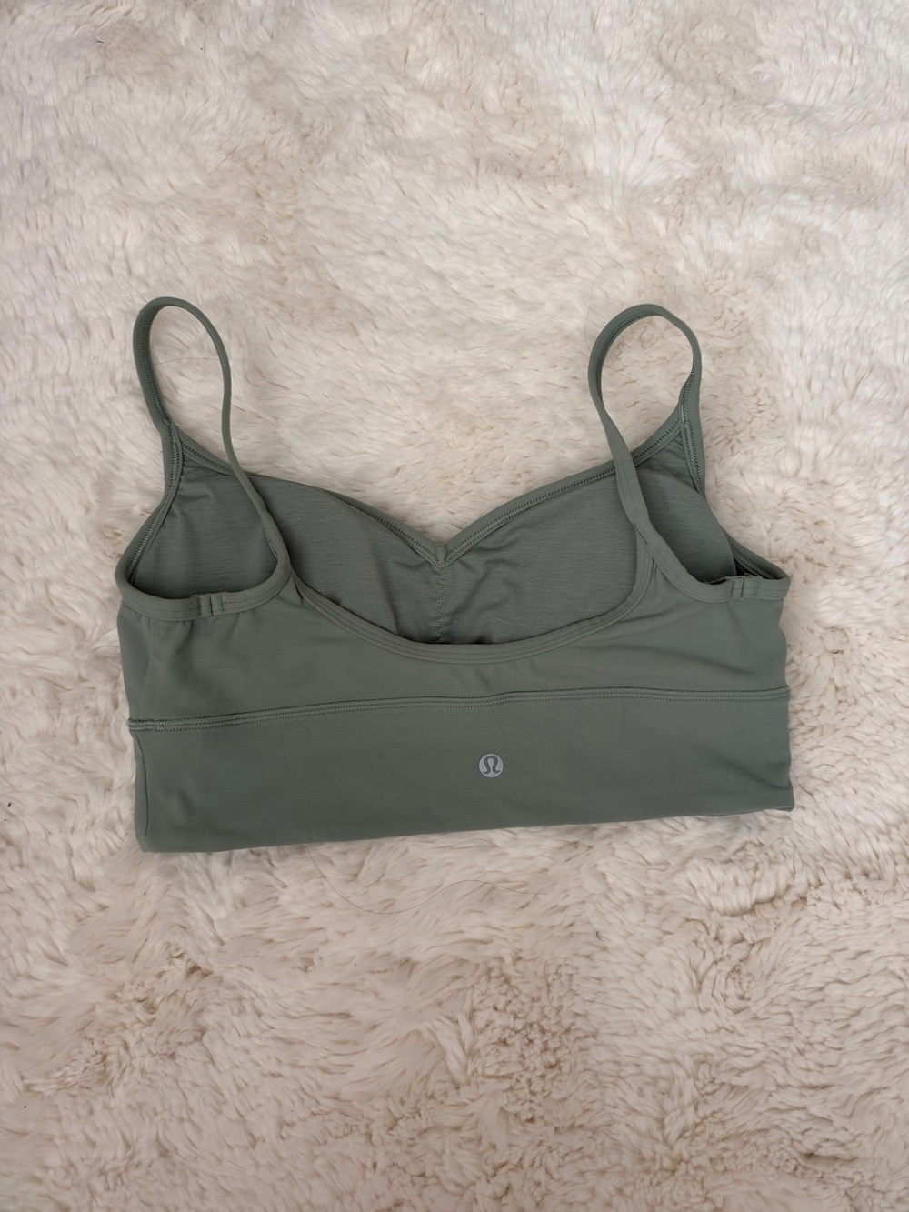 lululemon athletica Green Strappy Sports Bra size 10